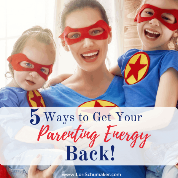 Everyday examples of ways to stop parenting on empty and get your parenting energy back. #exhaustedparent