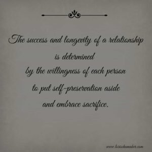 The Sacrifice of Love