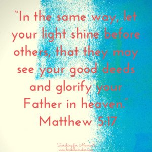 Matthew 5:17 - lorischumaker.com