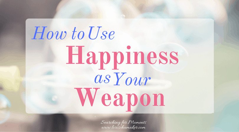 How is your happiness status? Filled up? Barely hanging on? Happiiness is a weapon. It's a powerful one that you don't want to give up! The Happiness Dare by Jennifer Dukes Lee is a book that will give you tools to keep fighting! - Lori Schumaker - Searching for Moments