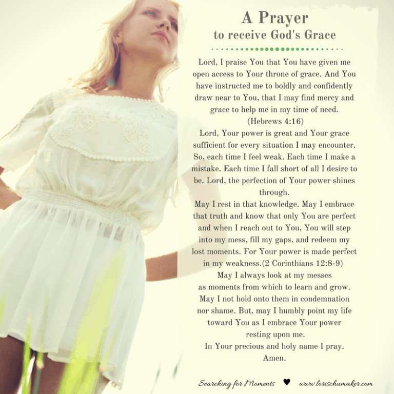 A Prayer to Receive God’s Grace