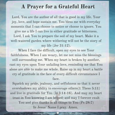 10 Memorable Bible Verses for the Grateful Heart | Thankful Verses