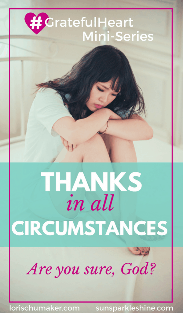 Can I really have gratitude in all circumstances? Even when my feelings tell me He doesn't deserve it? Here are 5 Scriptures that have given me comfort when life hurts. Plus get your Thanks.Giving Pack with 5 Scripture Cards, 5 Prayer Cards, and 4 Thank You Cards that can be used not just at Thanksgiving, but all year long! SunSparkleShine and Lori Schumaker for the #GratefulHeart Series