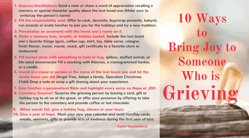 When Someone We Love Is Grieving, We Often Feel At A Loss As To How To ...