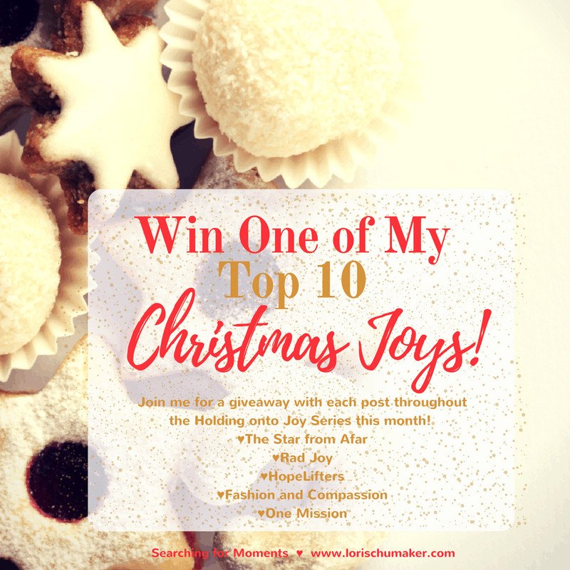 Win One of My Top 10 Christmas Joys! {#MomentsofHope Link-Up}