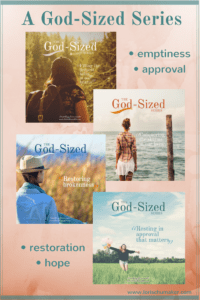 A God-Sized Series by Lori Schumaker - Surrendering ourselves and turning to the One source that can fill emptiness, heal approval addiction, restore our brokenness, and fill us with hope.