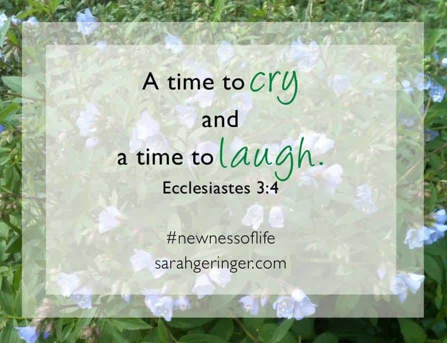 A Time for Crying and a Time to Laugh by Sarah Gerninger