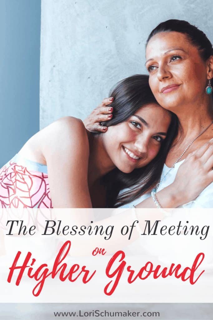 The Blessing of Meeting on Higher Ground #MomentsofHope | thoughts on friendship