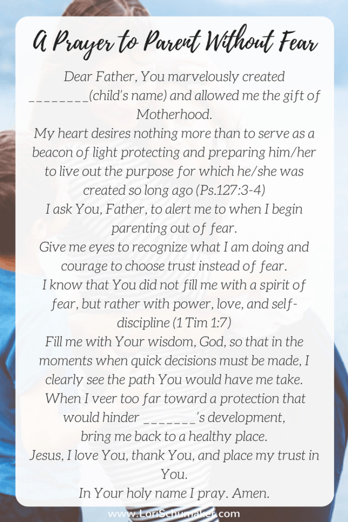 A Prayer to Parent Without Fear | Why We Need to Stop Letting Fear Control Our Parenting | Today's Parent