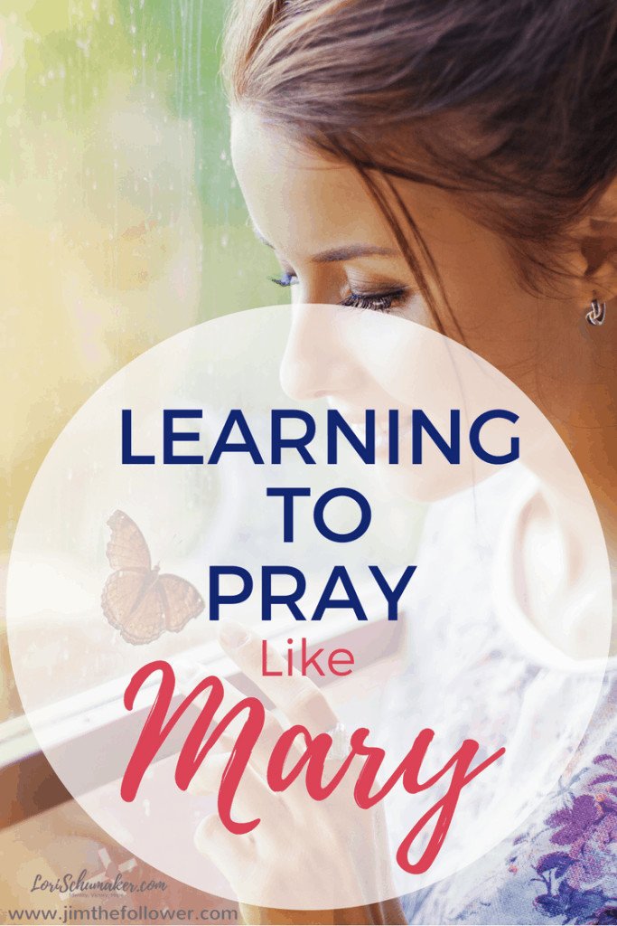 Learning to Pray Like Mary | Do the urgent things in life get in the way of the important things in life? Prayer is important. So how do we make time to pray like Mary? #prayer #learningtopray #Godfirst #relationshipwithChrist