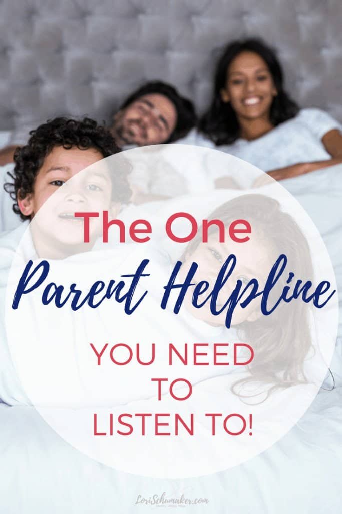 The One Parent Helpline You Need to Listen To | Do you find it overwhelming to listen to all the advice available today? Raising children is challenging, so how do we decide what to REALLY need to listen to? And how do we make sure we aren't missing the most important voice? #parentingadvice #parenthelpline #parenting #raisingchildren #newmoms