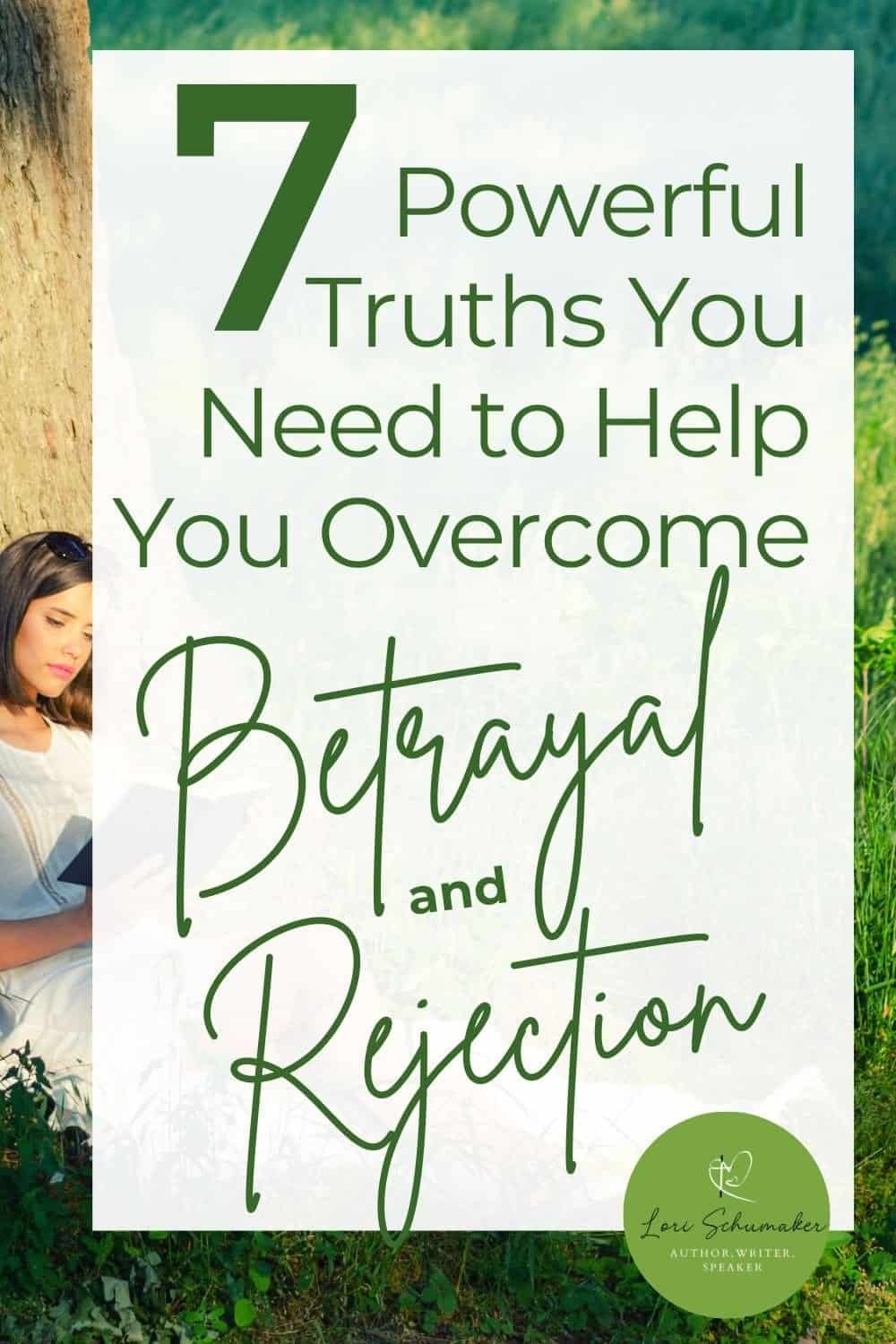 How do we get over betrayal and rejection? How do we let go of bitterness? Of the pain that left us feeling less than? Rejected? Unwanted?
Overcoming betrayal and rejection takes time, intentional choices, and walking hand in hand with Jesus. Join me for this post and an entire series to help you overcome the betrayal or rejection you have experienced. 