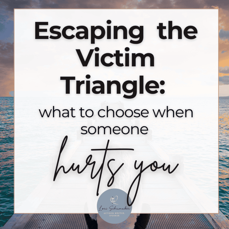 Do you want to escapes the victim triangle that you've inadvertently found yourself a part of? Step out of the triangle and into victory over betrayal, rejection, and unhealthy relationship dynamics. Join me for the series and get your free journal, too!