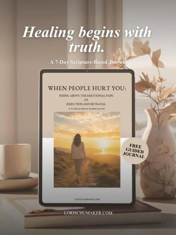 When people hurt you through rejection and betrayal, healing is still possible. Lori Schumaker's free 7-day YouVersion Bible plan and companion journal, When People Hurt You: Rising Above Rejection and Betrayal, offers Scripture-based encouragement for the road ahead.