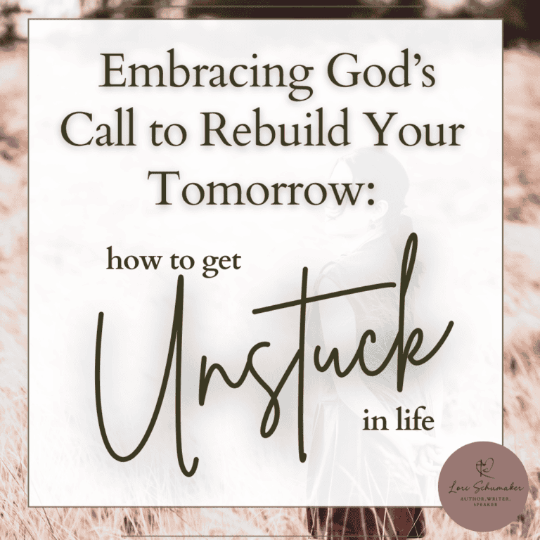 Learning how to get unstuck in life often feels like trying to push through quicksand. But friend, let me share some life-giving hope with you. It's not impossible. Using Scripture from Zecharia, we explore God's will for getting on with the rebuilding our lives! When you partner with Jesus healing is always possible and moving forward is part of His promise to you. Join us for the series about healing and moving forward from the hurts, betrayals, and rejections in life.