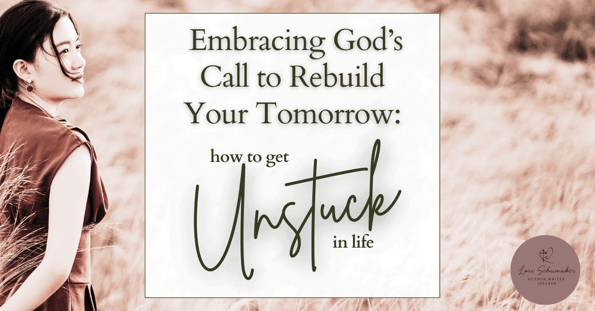 Learning how to get unstuck in life often feels like trying to push through quicksand. But friend, let me share some life-giving hope with you. It's not impossible. Using Scripture from Zecharia, we explore God's will for getting on with the rebuilding our lives! When you partner with Jesus healing is always possible and moving forward is part of His promise to you. Join us for the series about healing and moving forward from the hurts, betrayals, and rejections in life.