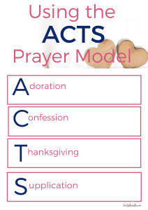 What is the ACTS Prayer Model and How Can It Help Me Pray?