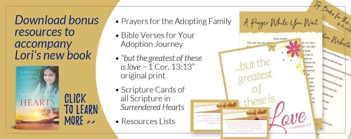 Lori Schumaker: Surrendered Hearts Bonus Resources