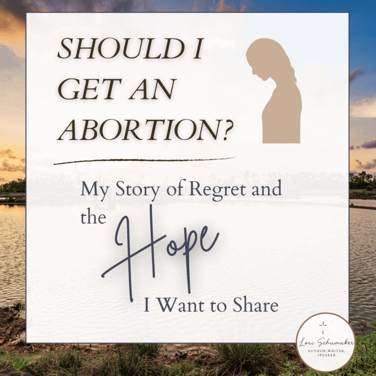 Should I get an abortion? Christian woman's personal abortion story of healing, hope, and faith journey