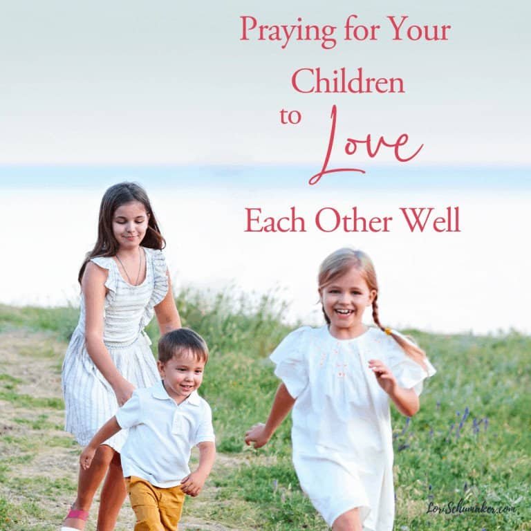 Praying for Your Children to Love Each Other Well