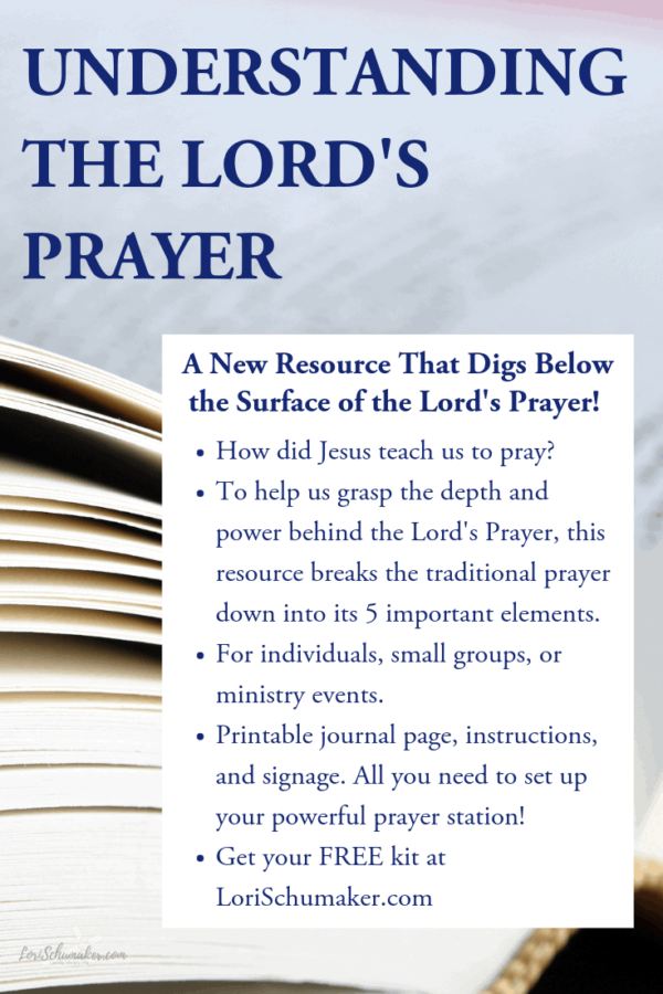 Do you or your ministry need a resource that helps you grasp the full meaning of the Lord's Prayer? This is a free practical and printable resource for individuals and ministry leaders. It includes a detailed worksheet/journal page, descriptive insight and Biblical background, and 6 printable event station posters with easy set-up instructions. | The Lord's Prayer Meaning #lordsprayer #prayer #powerofprayer #hope #prayerresource #ministryresource #printablekit