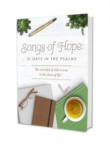 Are you weary? Many of us just want relief from the tired, exhaustion of life. There is always someone who needs us, laundry to fold, and bills to pay. What if we told you God is waiting to fill your weary heart with hope? #hope #devotional #dailydevotional #songsofhope #psalms #wearyheart #christianbooks