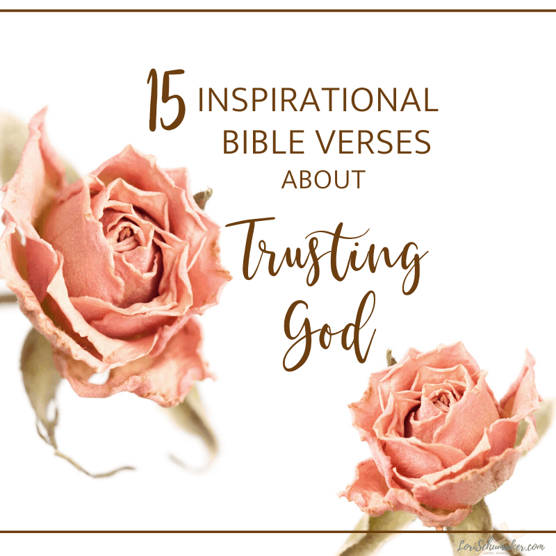 15 Inspirational Bible Verses About Trusting God