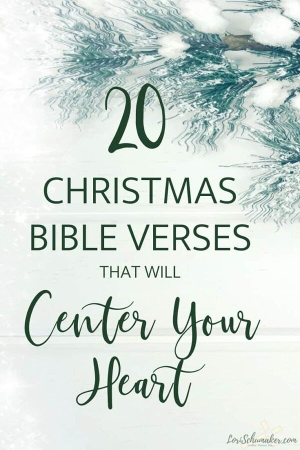 20 Christmas Bible Verses & A Prayer That Will Recenter Your Heart