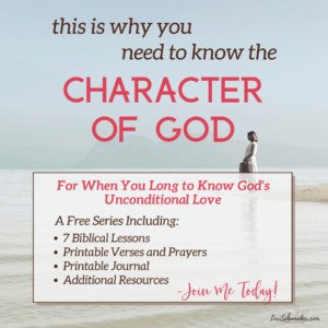 Do you struggle with really knowing God loves you? With grasping the depth of of that love and its power to change you? One crucial piece to experiencing the fullness of His love is learning about the character of God. Join Lori in this series and grab the free "God's Unconditional Love Journal." #godslove #christianliving #bibleverses #prayer #hope #biblicaljournal #freejournal #biblestudy