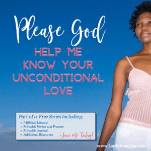 Please God, help me ... most of us have uttered those words a multitude of times. But have we asked Him to help us know Him? To grow in our faith? Our desire to read the Bible? To pray? Join me as we continue exploring God's unconditional love. Find my list of favorite books, Bible studies, groups, songs, podcasts, and other resources!