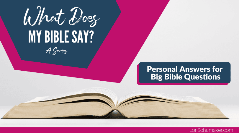 This 5-week-series is all about asking and answering your big Bible questions. Each week we will focus on one them while discovering what the Bible says about identity, forgiveness, fear, and prayer. We will explore the simple Bible questions and even some of the hard Bible questions. This series will give you what you need to start reading your Bible with confidence and deepening your faith in God. Grab free printable Scripture, prayers, and Bible studies.