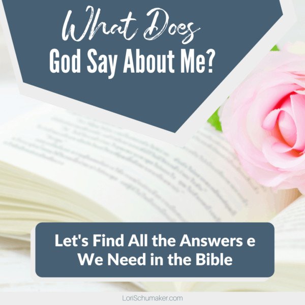 What does God say about me? Many struggle to grasp their unique identity, purpose, and worth. All the answers we need are found in the Bible. Let’s take a look! Join me for the series: What Does My Bible Say? Personal Answers for Big Bible Questions