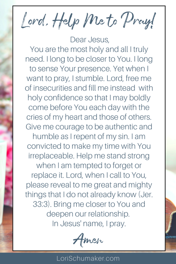 Do you need encouragement about prayer? The best place to go is straight to the Scripture within the pages of your Bible. Along with Bible verses and other resources, I've written this Scripture Based prayer to encourage  you to build a confident prayer life. 