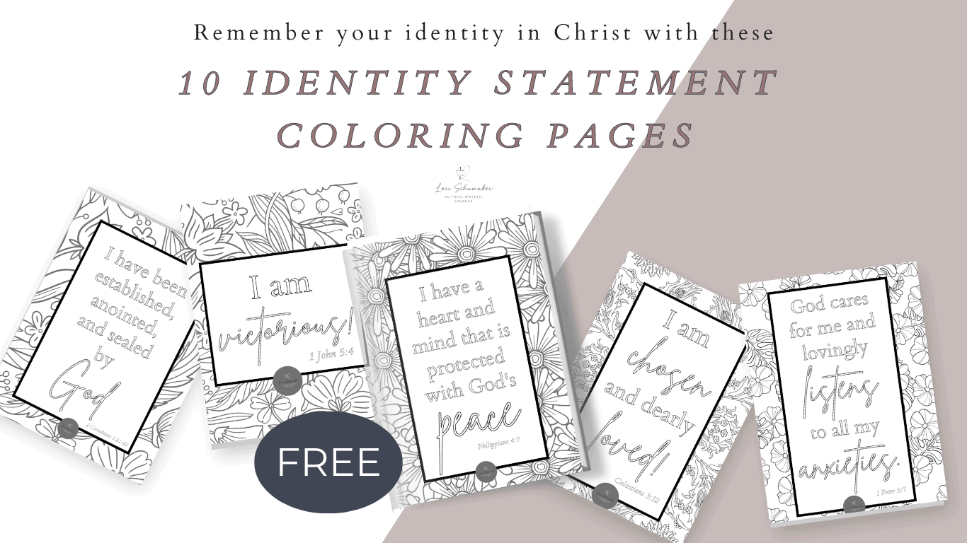 Affirm your Identity in Christ With These 10 Biblical Identity Statement Coloring Pages