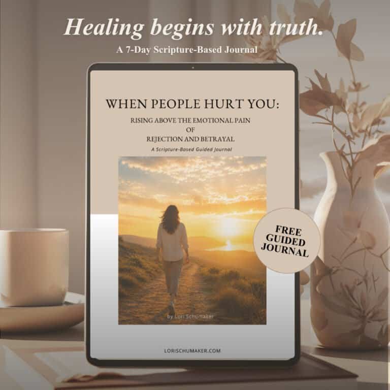 Rejection and betrayal can leave you questioning your worth, but how someone treated you was never proof of who you are. Walk through healing with the free Bible plan and Scripture-based journal, When People Hurt You: Rising Above Rejection and Betrayal, by Lori Schumaker.