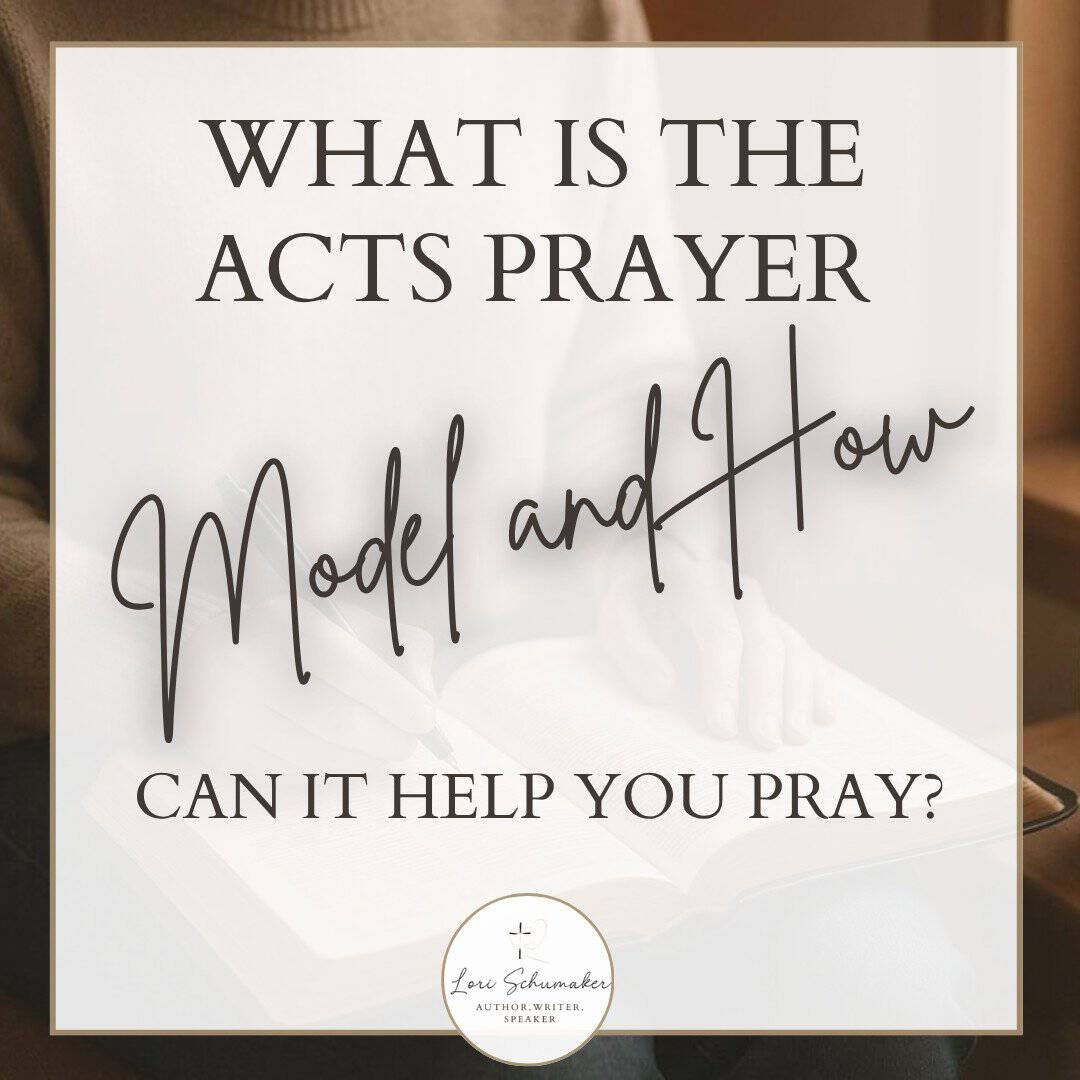 The ACTS prayer model helps you pray with confidence and boldness, even if you aren’t sure how to pray.